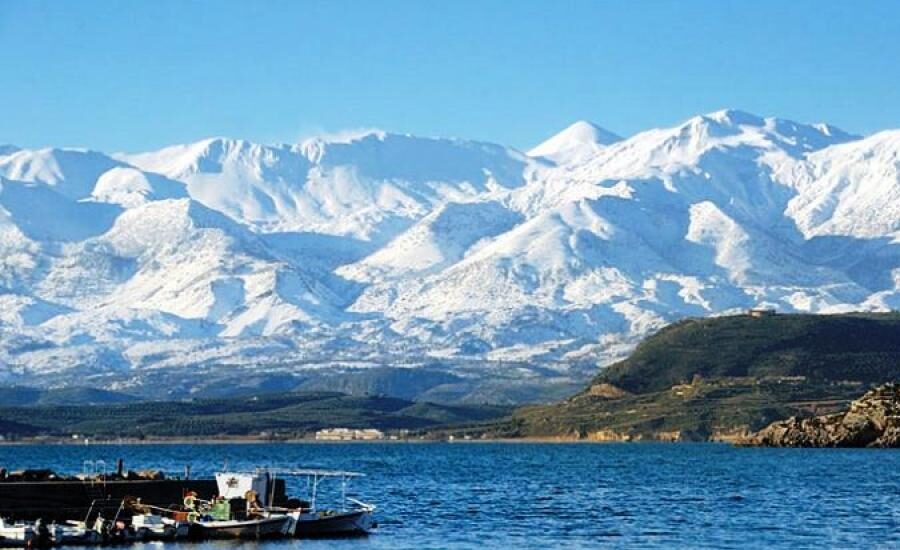 winter in chania